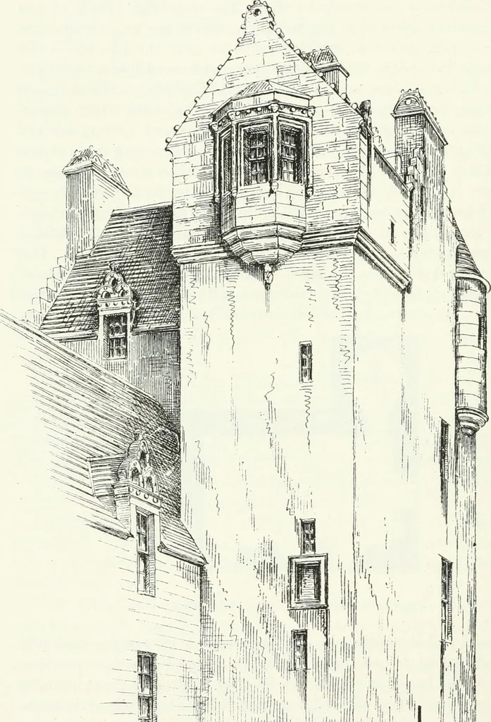 An illustration from The castellated and domestic architecture of Scotland, from the twelfth to the eighteenth century, 1887, leaf 523
