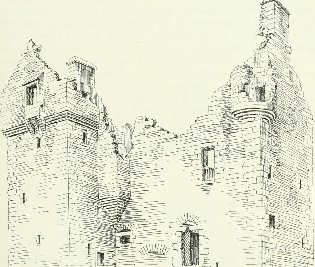 An illustration from The castellated and domestic architecture of Scotland, from the twelfth to the eighteenth century, 1887, leaf 526