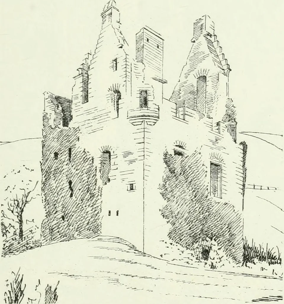 An illustration from The castellated and domestic architecture of Scotland, from the twelfth to the eighteenth century, 1887, leaf 528