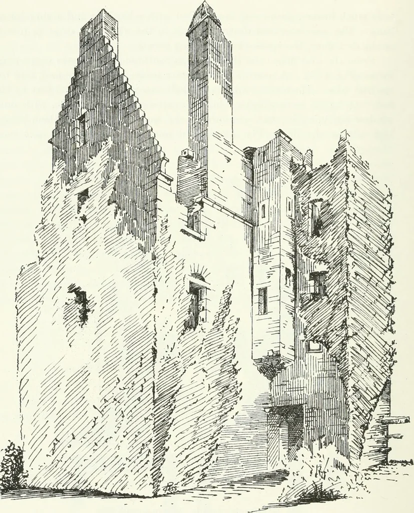 An illustration from The castellated and domestic architecture of Scotland, from the twelfth to the eighteenth century, 1887, leaf 529