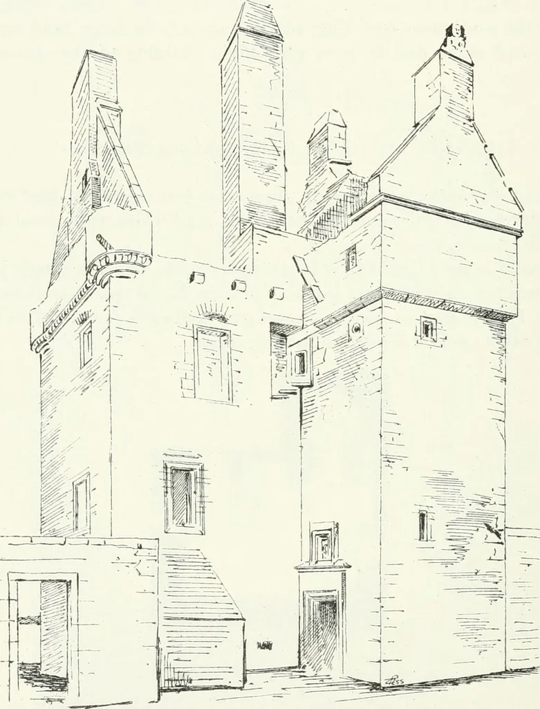 An illustration from The castellated and domestic architecture of Scotland, from the twelfth to the eighteenth century, 1887, leaf 537