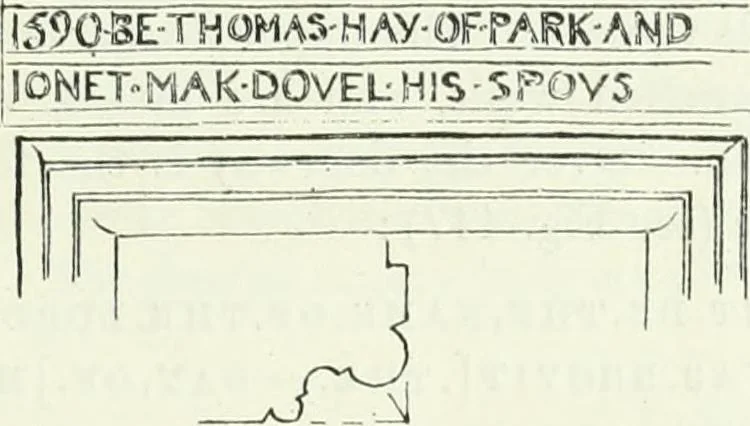 An illustration from The castellated and domestic architecture of Scotland, from the twelfth to the eighteenth century, 1887, leaf 540