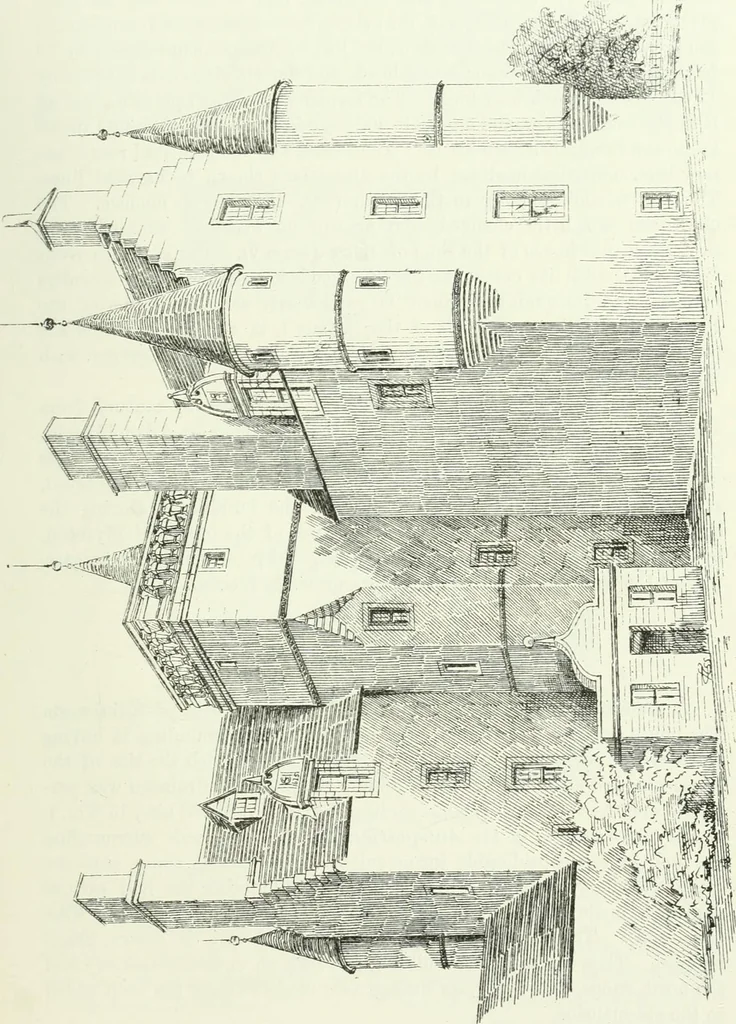 An illustration from The castellated and domestic architecture of Scotland, from the twelfth to the eighteenth century, 1887, leaf 550