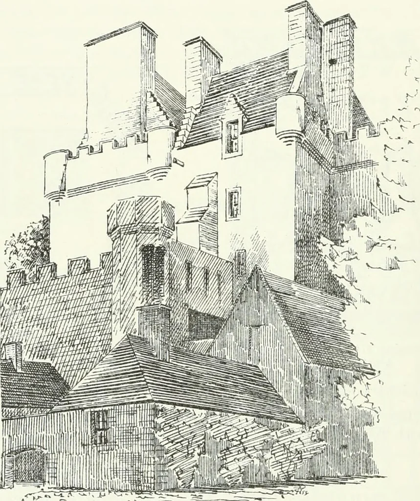 An illustration from The castellated and domestic architecture of Scotland, from the twelfth to the eighteenth century, 1887, leaf 561