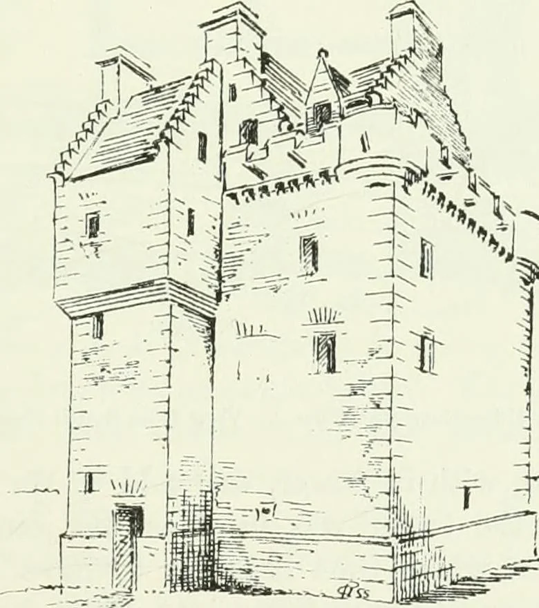 An illustration from The castellated and domestic architecture of Scotland, from the twelfth to the eighteenth century, 1887, leaf 562