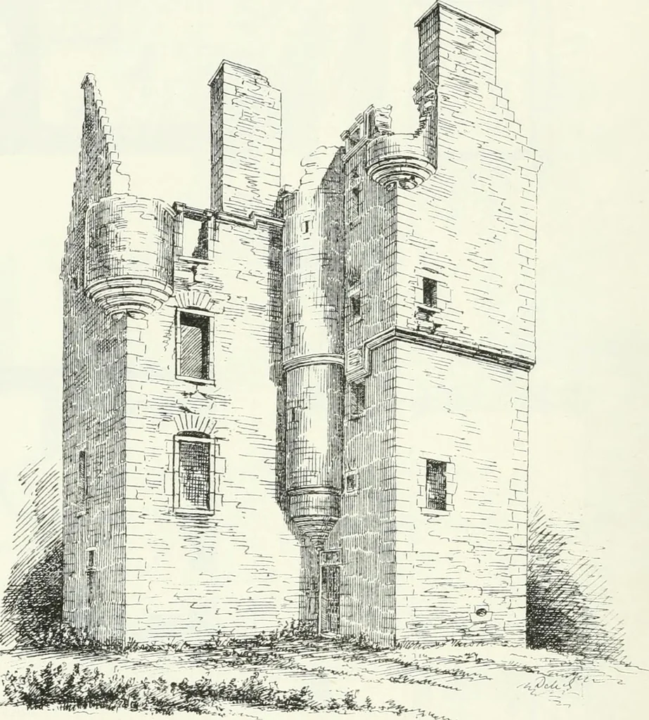 An illustration from The castellated and domestic architecture of Scotland, from the twelfth to the eighteenth century, 1887, leaf 567