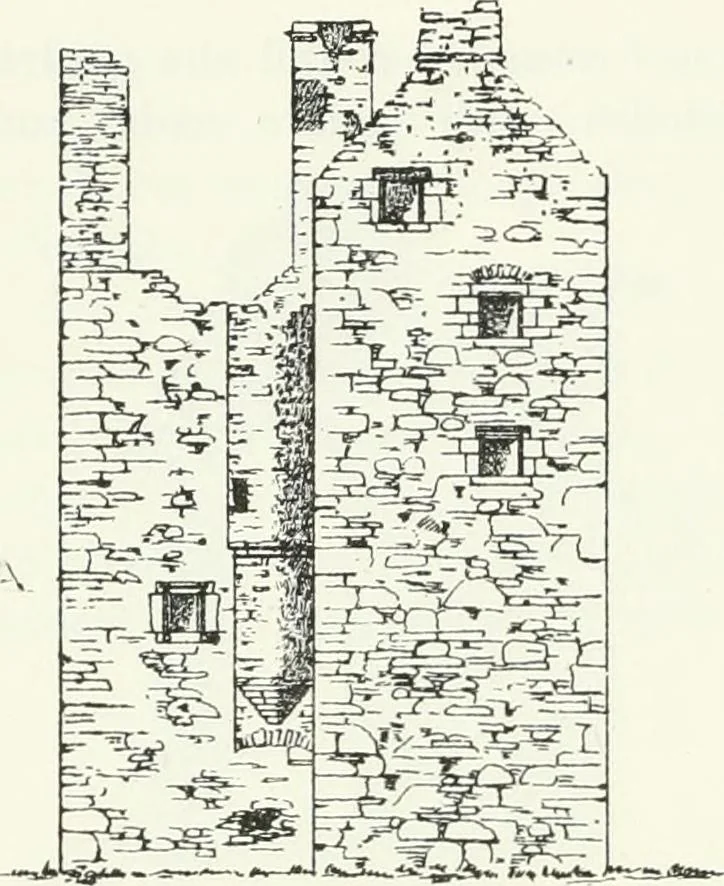 An illustration from The castellated and domestic architecture of Scotland, from the twelfth to the eighteenth century, 1887, leaf 571