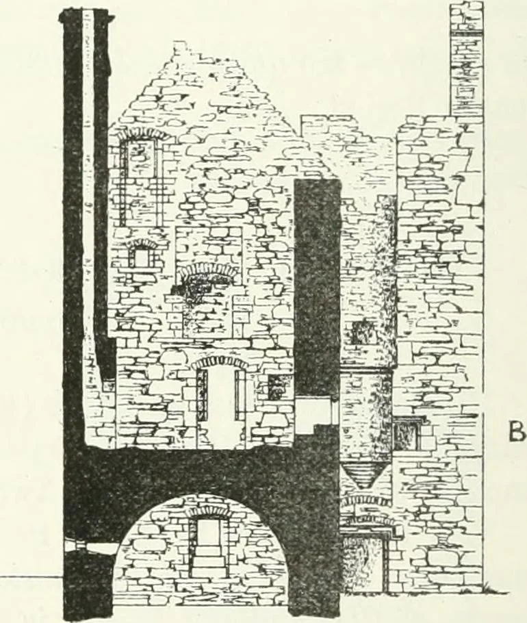 An illustration from The castellated and domestic architecture of Scotland, from the twelfth to the eighteenth century, 1887, leaf 571