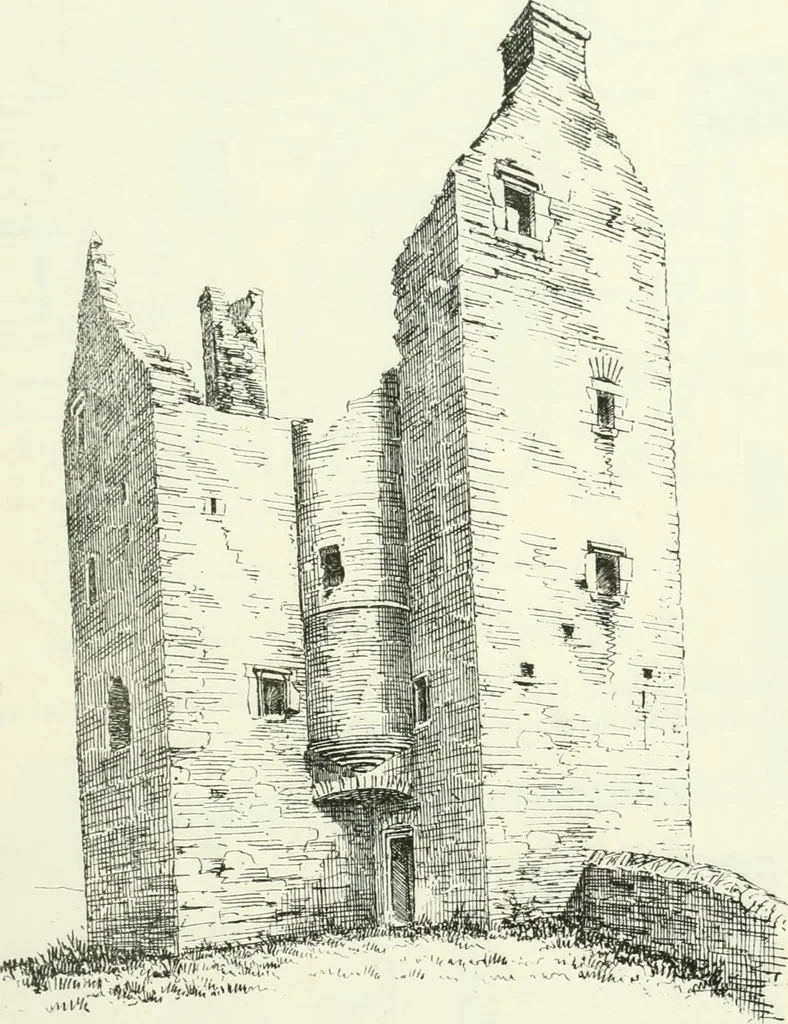 An illustration from The castellated and domestic architecture of Scotland, from the twelfth to the eighteenth century, 1887, leaf 572