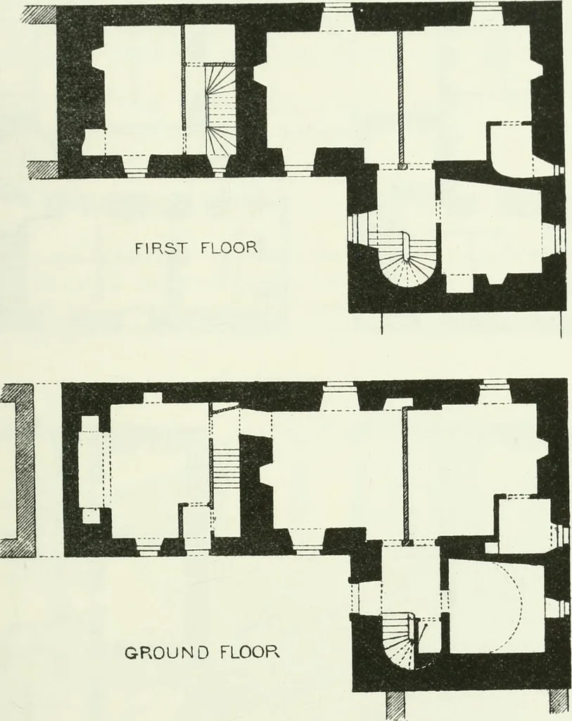 An illustration from The castellated and domestic architecture of Scotland, from the twelfth to the eighteenth century, 1887, leaf 580