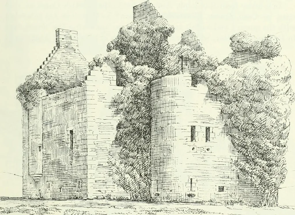 An illustration from The castellated and domestic architecture of Scotland, from the twelfth to the eighteenth century, 1887, leaf 586