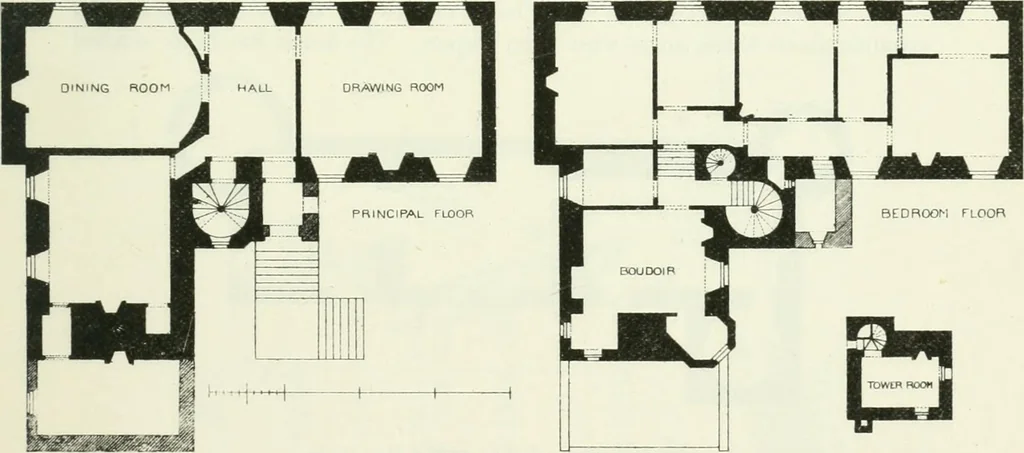 An illustration from The castellated and domestic architecture of Scotland, from the twelfth to the eighteenth century, 1887, leaf 588