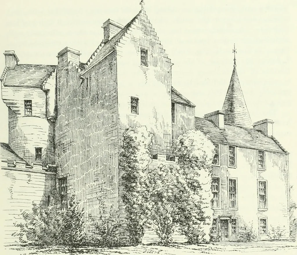An illustration from The castellated and domestic architecture of Scotland, from the twelfth to the eighteenth century, 1887, leaf 590