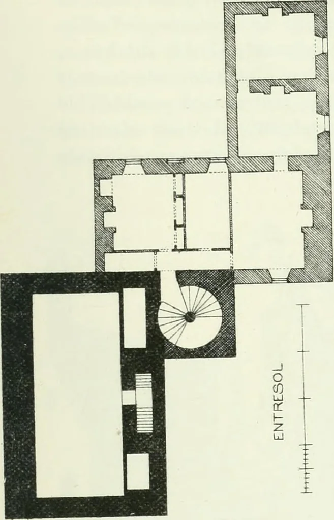An illustration from The castellated and domestic architecture of Scotland, from the twelfth to the eighteenth century, 1887, leaf 596
