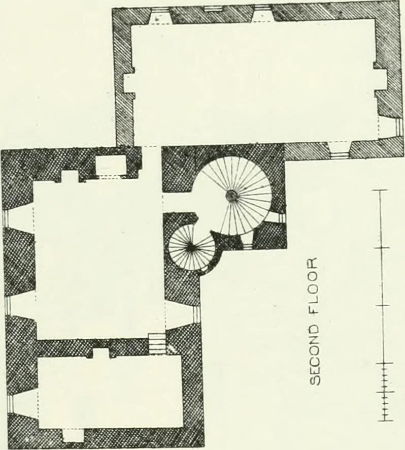 An illustration from The castellated and domestic architecture of Scotland, from the twelfth to the eighteenth century, 1887, leaf 596