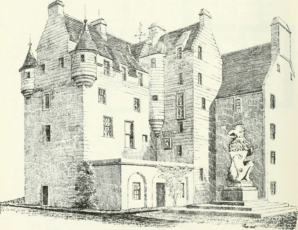 An illustration from The castellated and domestic architecture of Scotland, from the twelfth to the eighteenth century, 1887, leaf 597