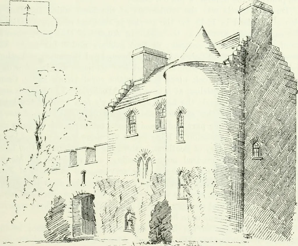 An illustration from The castellated and domestic architecture of Scotland, from the twelfth to the eighteenth century, 1887, leaf 600