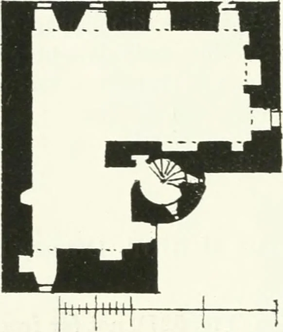 An illustration from The castellated and domestic architecture of Scotland, from the twelfth to the eighteenth century, 1887, leaf 605