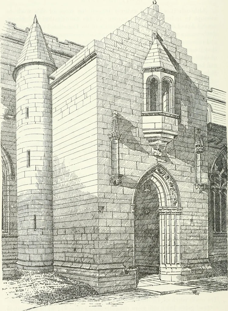 An illustration from The castellated and domestic architecture of Scotland, from the twelfth to the eighteenth century, 1887, leaf 61