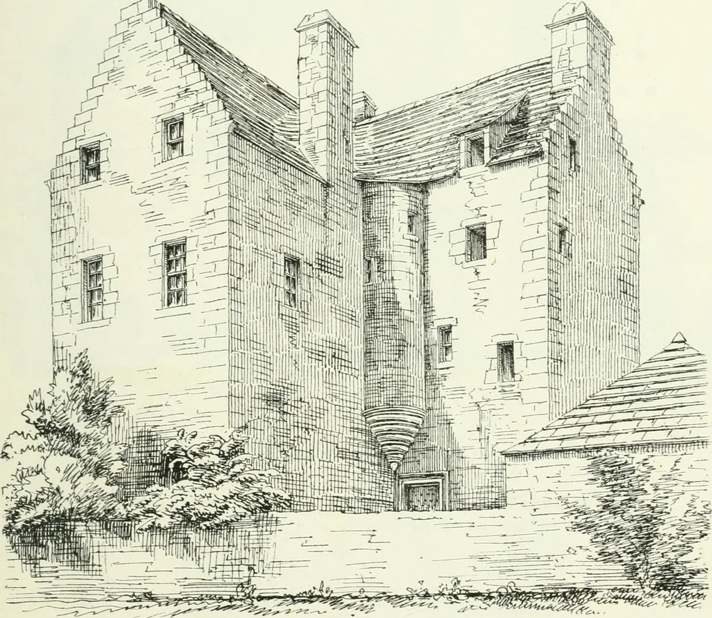 An illustration from The castellated and domestic architecture of Scotland, from the twelfth to the eighteenth century, 1887, leaf 616
