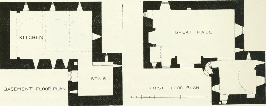 An illustration from The castellated and domestic architecture of Scotland, from the twelfth to the eighteenth century, 1887, leaf 619