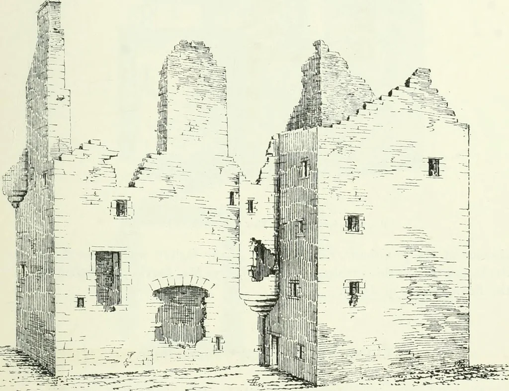 An illustration from The castellated and domestic architecture of Scotland, from the twelfth to the eighteenth century, 1887, leaf 620