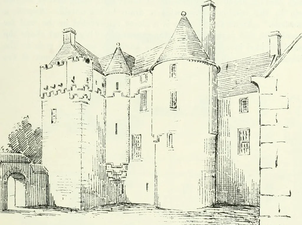An illustration from The castellated and domestic architecture of Scotland, from the twelfth to the eighteenth century, 1887, leaf 624