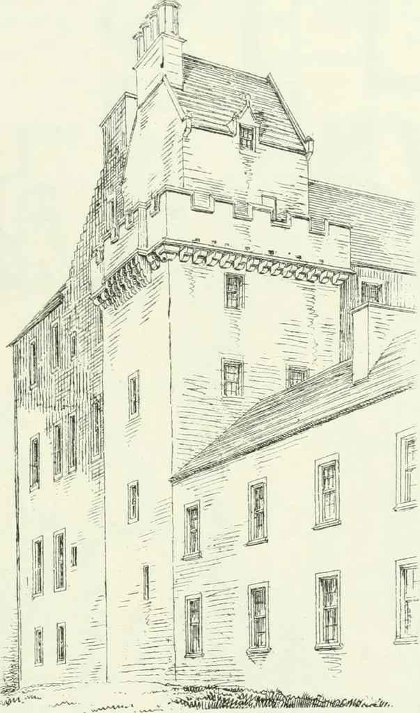 An illustration from The castellated and domestic architecture of Scotland, from the twelfth to the eighteenth century, 1887, leaf 636