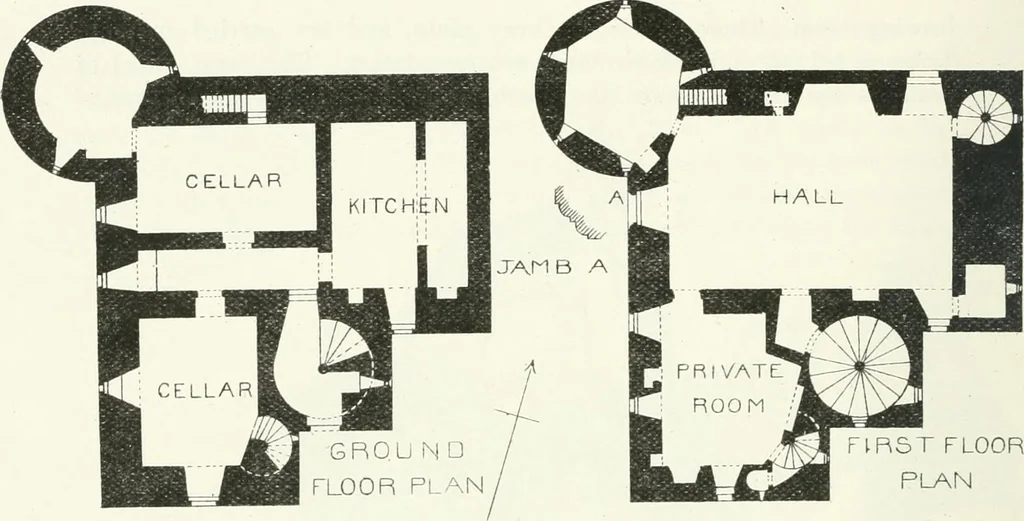 An illustration from The castellated and domestic architecture of Scotland, from the twelfth to the eighteenth century, 1887, leaf 637