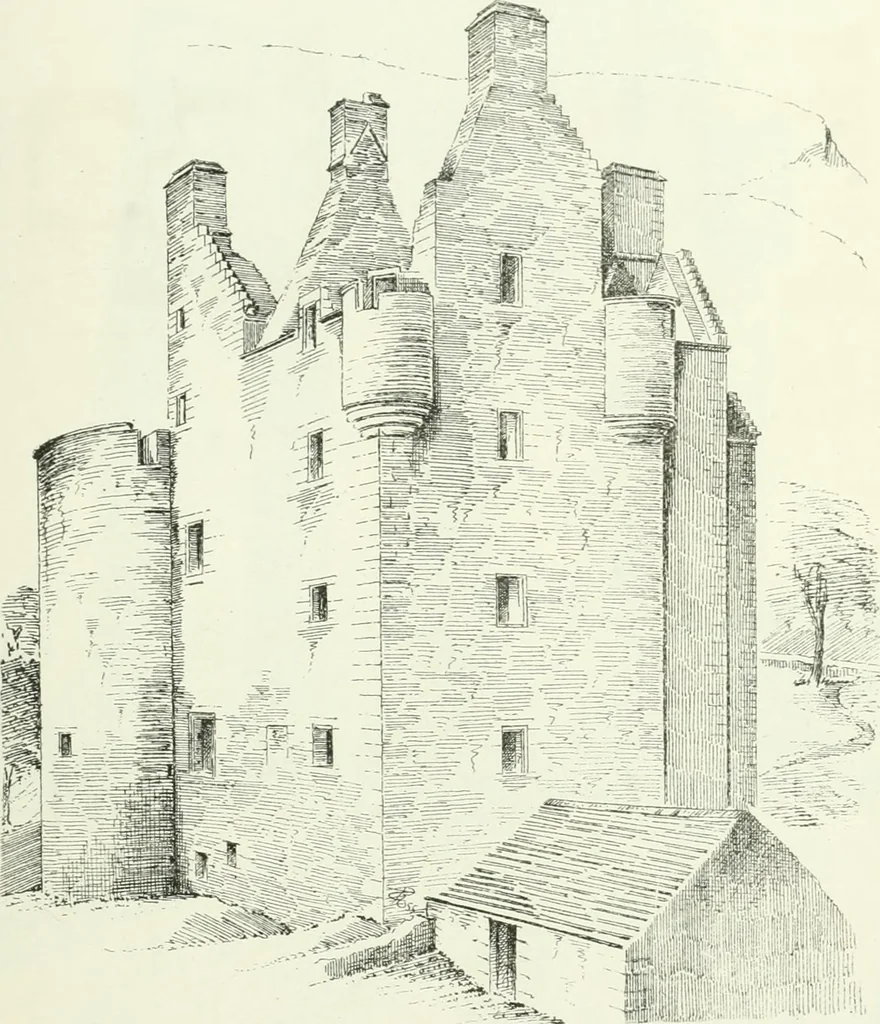 An illustration from The castellated and domestic architecture of Scotland, from the twelfth to the eighteenth century, 1887, leaf 638