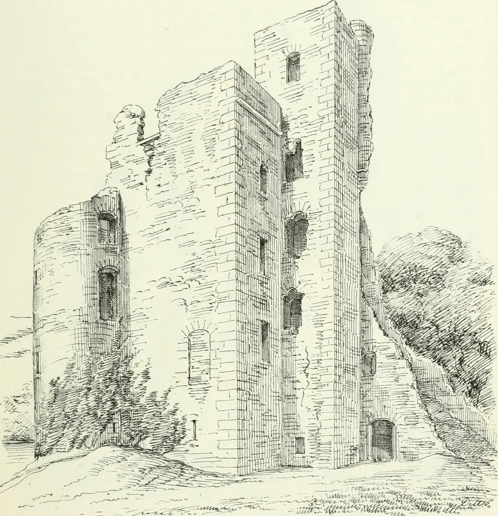 An illustration from The castellated and domestic architecture of Scotland, from the twelfth to the eighteenth century, 1887, leaf 644