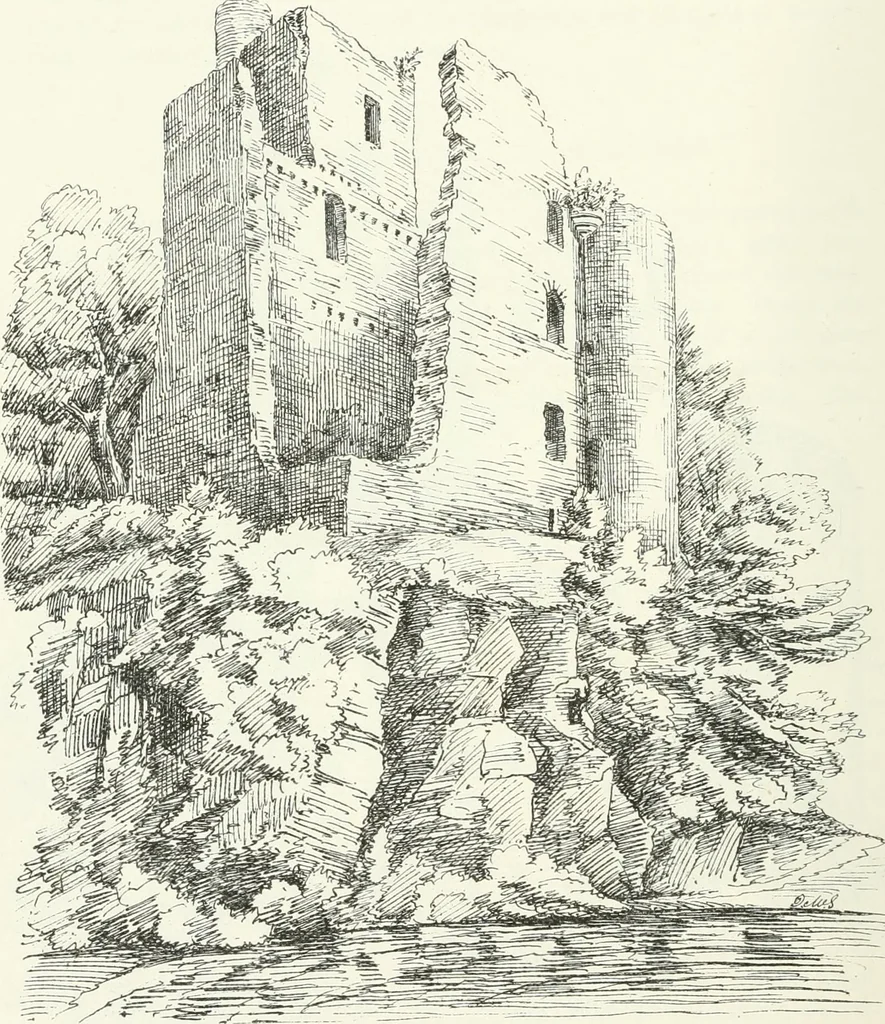An illustration from The castellated and domestic architecture of Scotland, from the twelfth to the eighteenth century, 1887, leaf 645