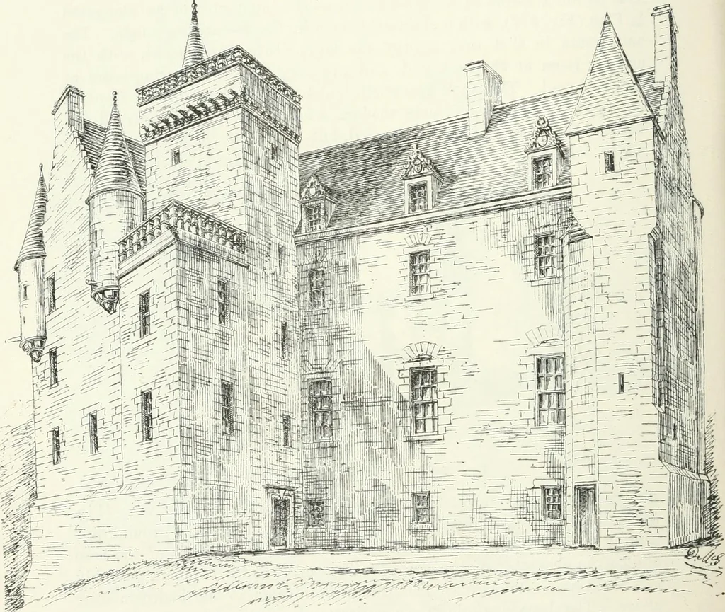 An illustration from The castellated and domestic architecture of Scotland, from the twelfth to the eighteenth century, 1887, leaf 647