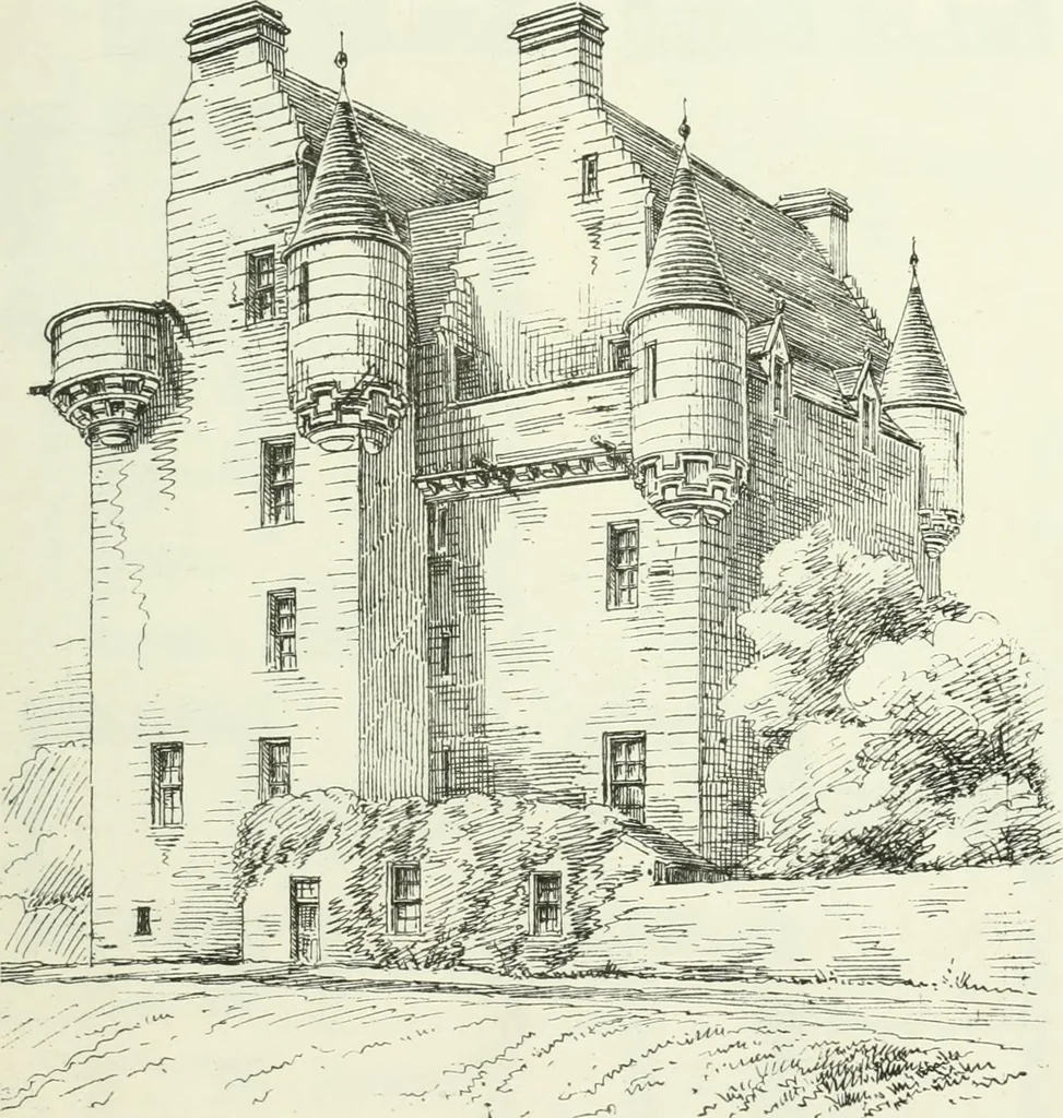 An illustration from The castellated and domestic architecture of Scotland, from the twelfth to the eighteenth century, 1887, leaf 648