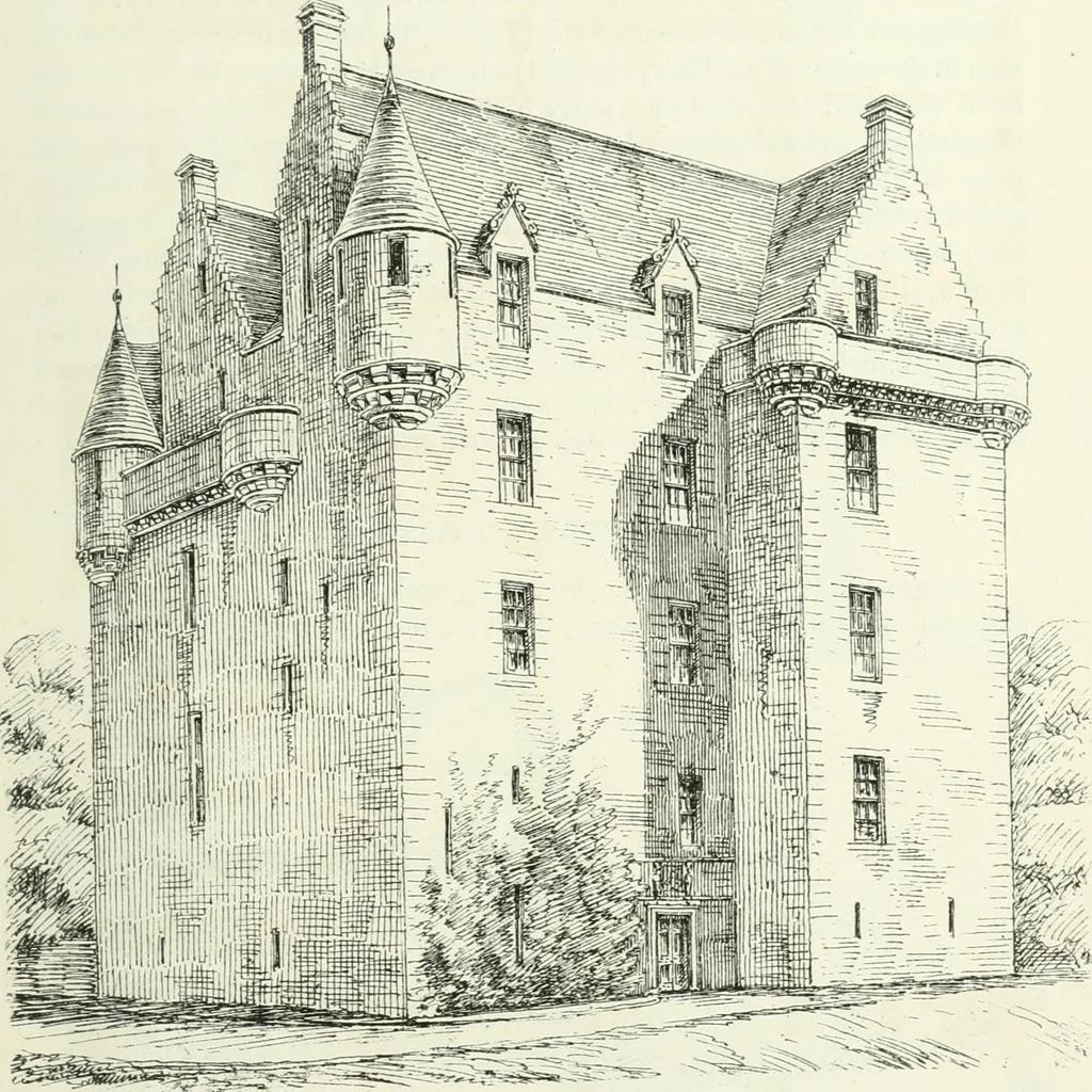 An illustration from The castellated and domestic architecture of Scotland, from the twelfth to the eighteenth century, 1887, leaf 650