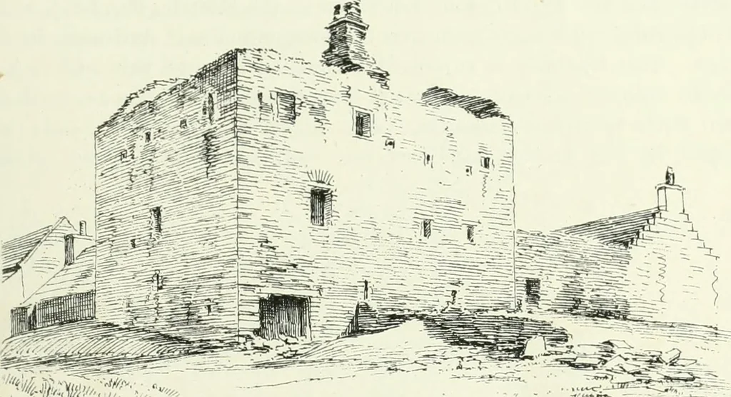 An illustration from The castellated and domestic architecture of Scotland, from the twelfth to the eighteenth century, 1887, leaf 654