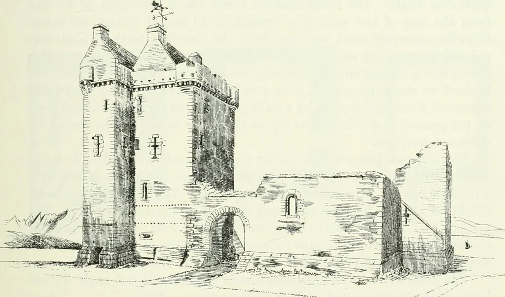 An illustration from The castellated and domestic architecture of Scotland, from the twelfth to the eighteenth century, 1887, leaf 92
