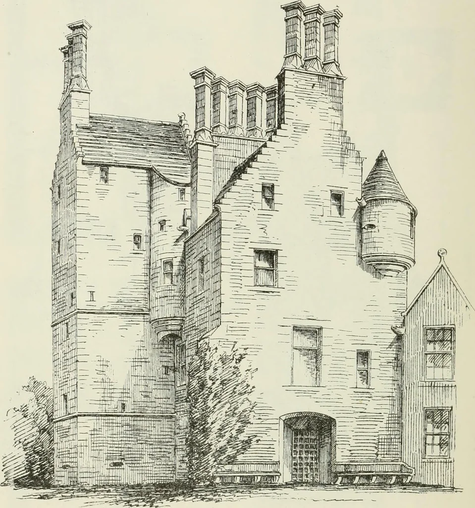 An illustration from The castellated and domestic architecture of Scotland, from the twelfth to the eighteenth century, 1887, leaf 107