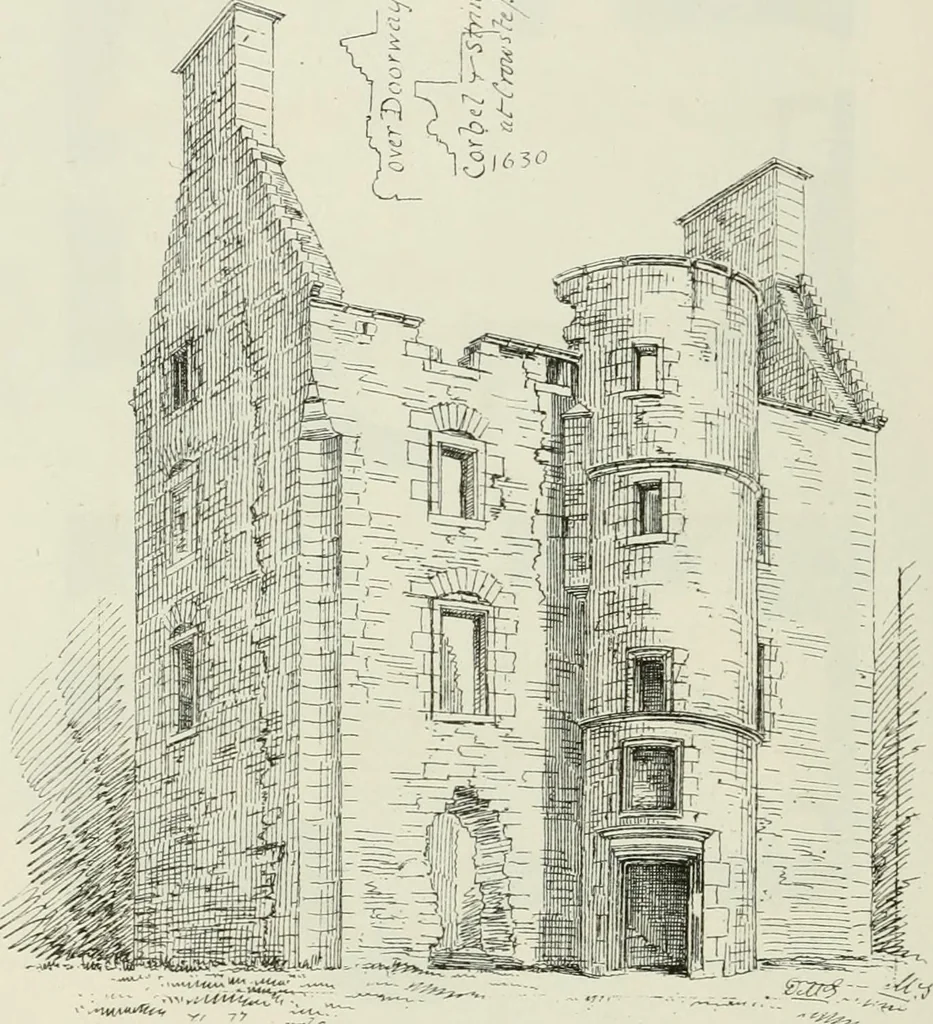 An illustration from The castellated and domestic architecture of Scotland, from the twelfth to the eighteenth century, 1887, leaf 113