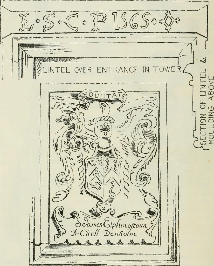 An illustration from The castellated and domestic architecture of Scotland, from the twelfth to the eighteenth century, 1887, leaf 123