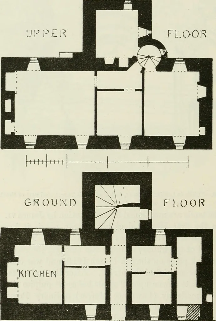 An illustration from The castellated and domestic architecture of Scotland, from the twelfth to the eighteenth century, 1887, leaf 129