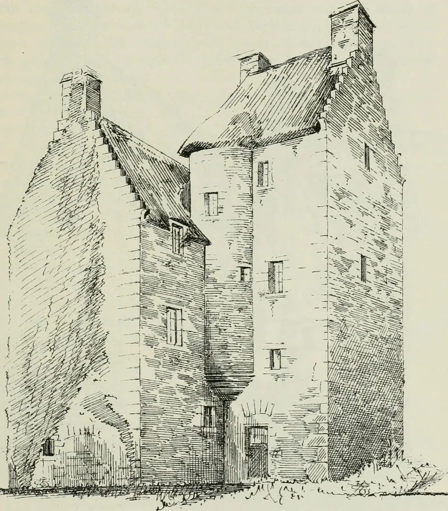 An illustration from The castellated and domestic architecture of Scotland, from the twelfth to the eighteenth century, 1887, leaf 130