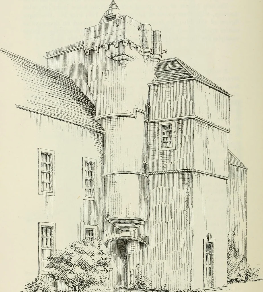 An illustration from The castellated and domestic architecture of Scotland, from the twelfth to the eighteenth century, 1887, leaf 141