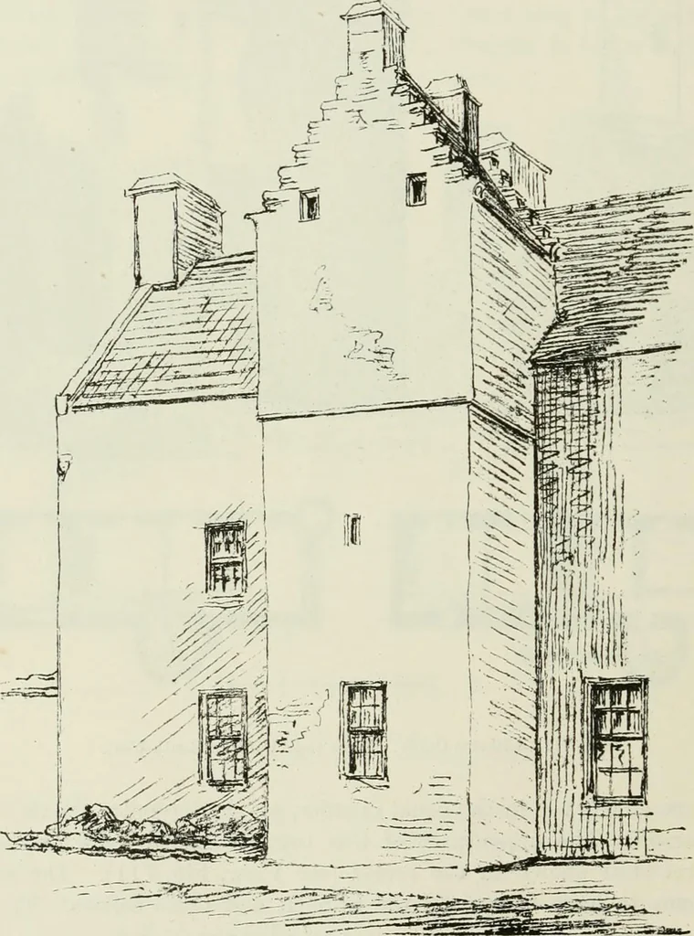 An illustration from The castellated and domestic architecture of Scotland, from the twelfth to the eighteenth century, 1887, leaf 145