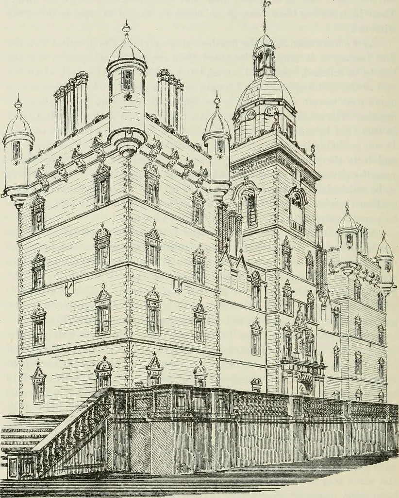 An illustration from The castellated and domestic architecture of Scotland, from the twelfth to the eighteenth century, 1887, leaf 159