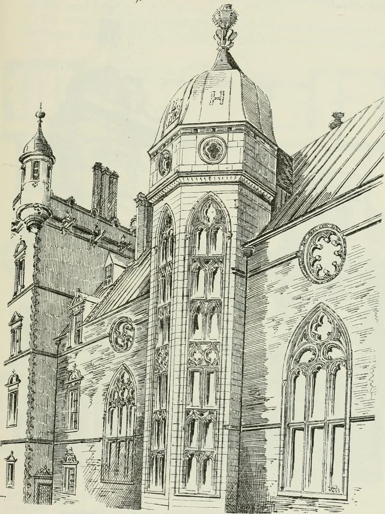 An illustration from The castellated and domestic architecture of Scotland, from the twelfth to the eighteenth century, 1887, leaf 164