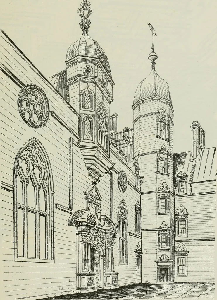 An illustration from The castellated and domestic architecture of Scotland, from the twelfth to the eighteenth century, 1887, leaf 168