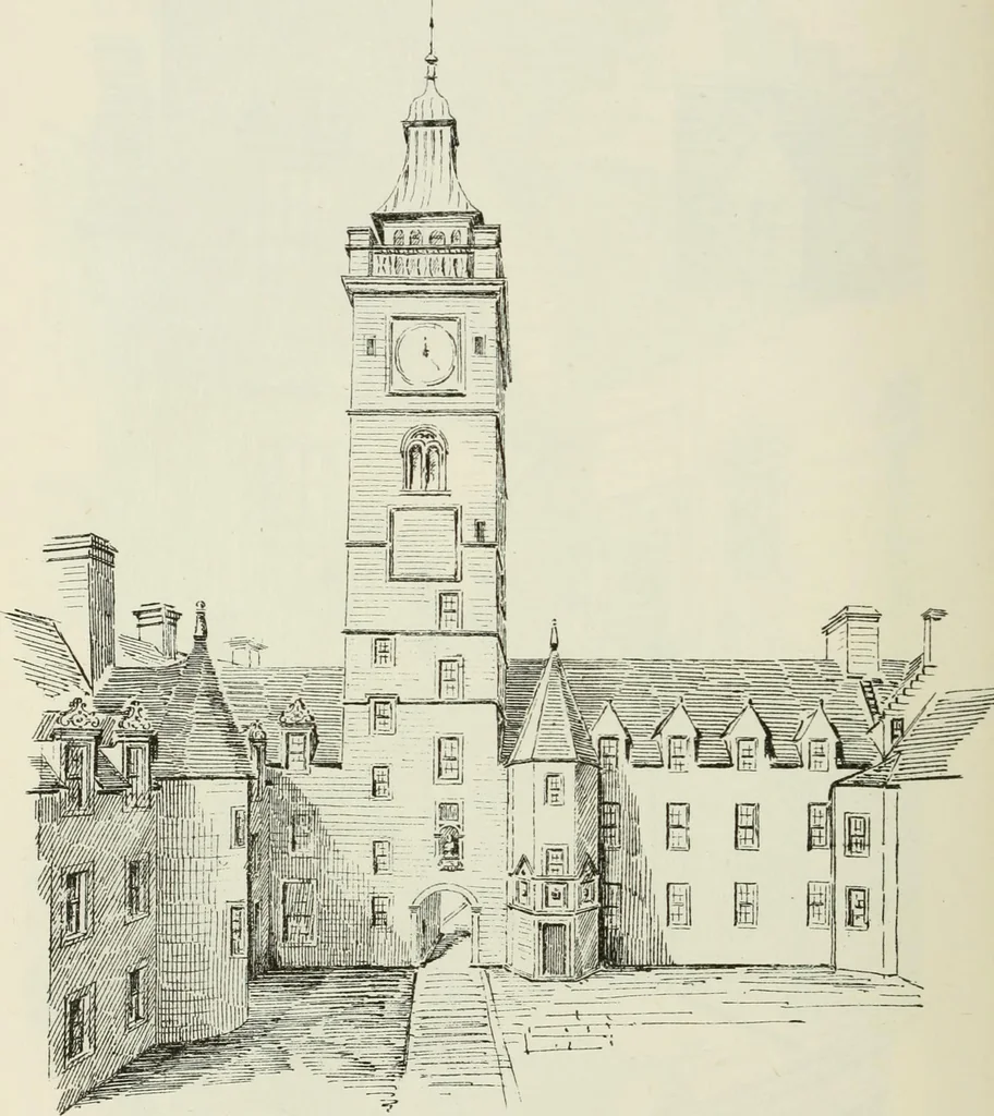 An illustration from The castellated and domestic architecture of Scotland, from the twelfth to the eighteenth century, 1887, leaf 177