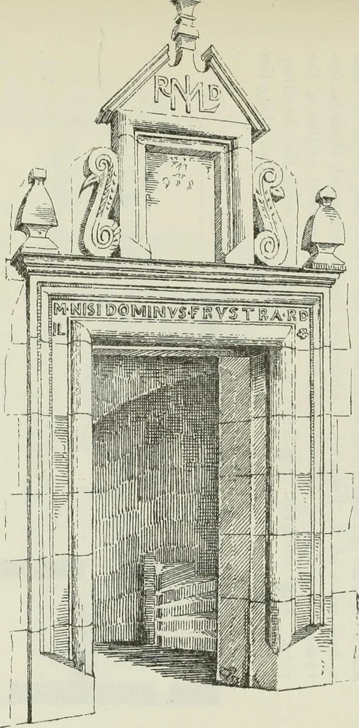 An illustration from The castellated and domestic architecture of Scotland, from the twelfth to the eighteenth century, 1887, leaf 186