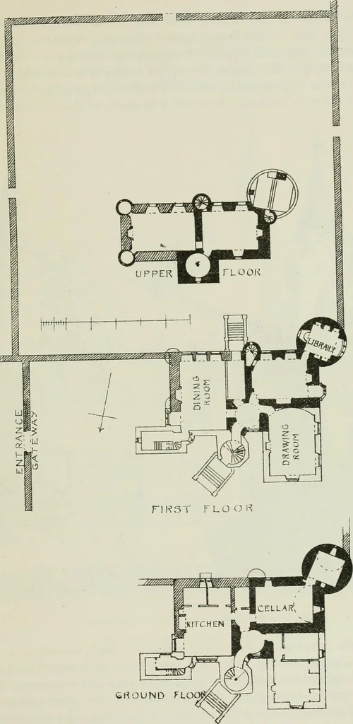 An illustration from The castellated and domestic architecture of Scotland, from the twelfth to the eighteenth century, 1887, leaf 20